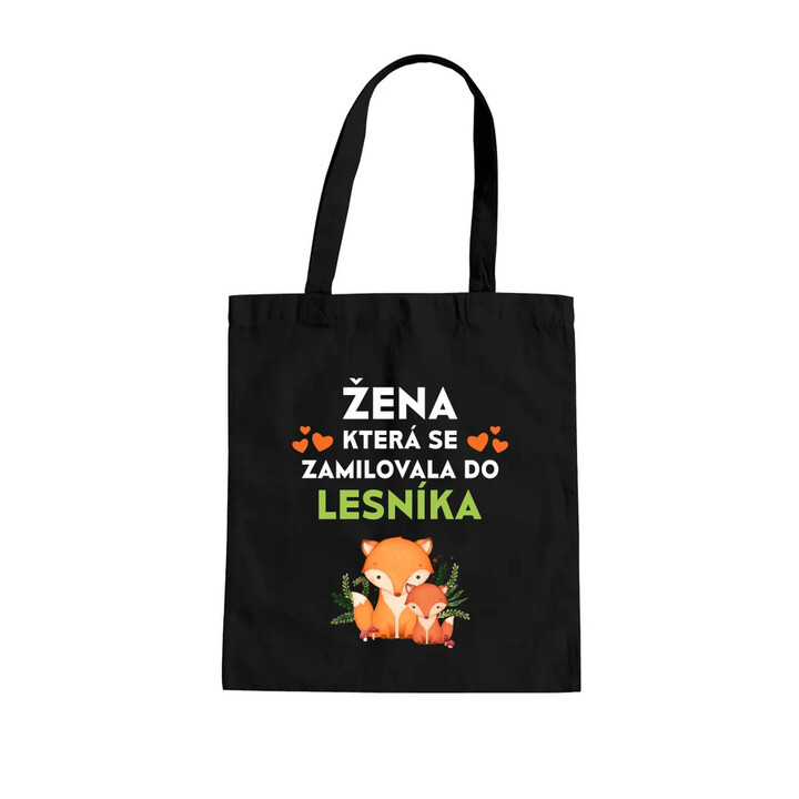 Žena, která se zamilovala do lesníka  - taška s potiskem