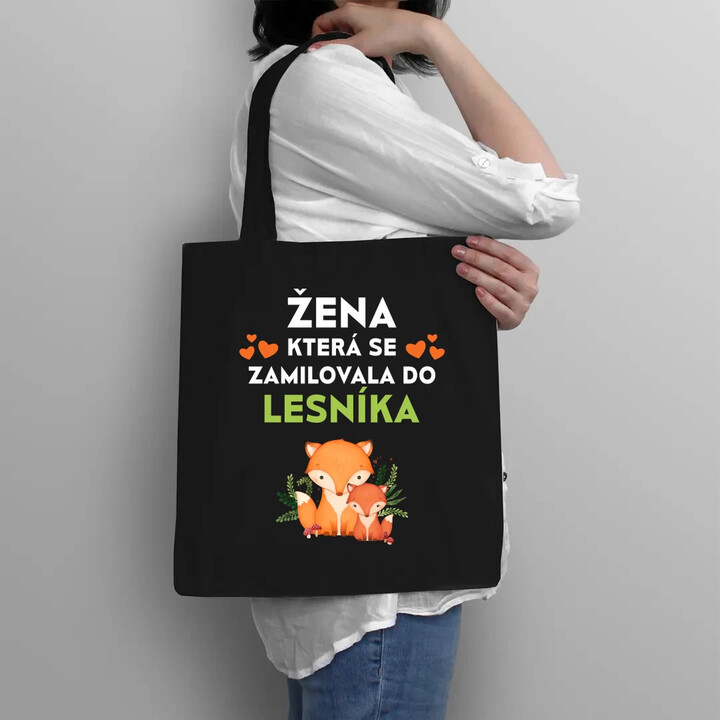 Žena, která se zamilovala do lesníka  - taška s potiskem