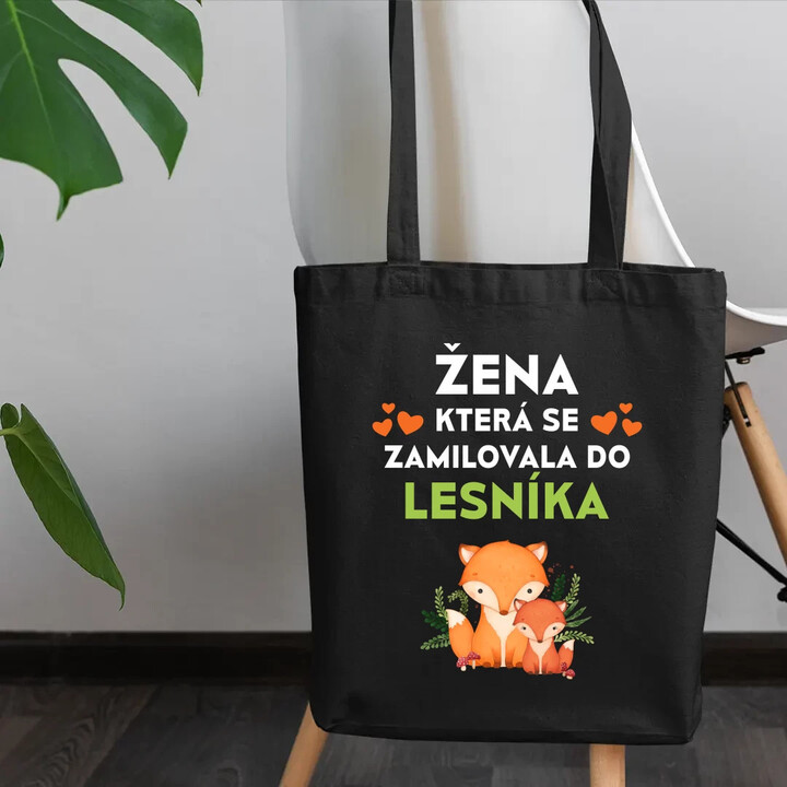 Žena, která se zamilovala do lesníka  - taška s potiskem