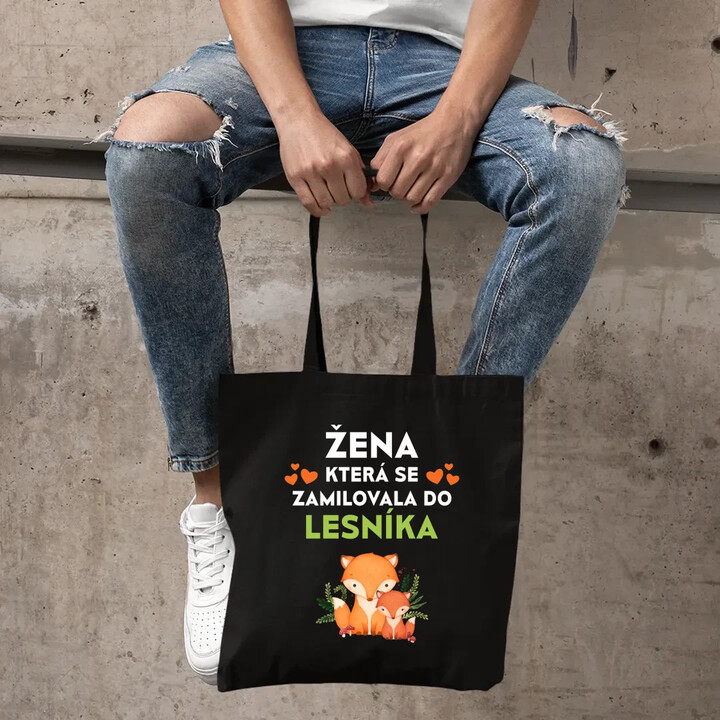 Žena, která se zamilovala do lesníka  - taška s potiskem
