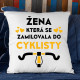 Žena, která se zamilovala do cyklisty - polštář s potiskem