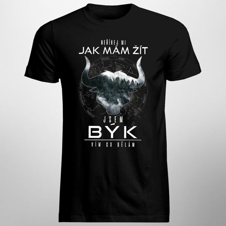 Jsem býk, vím, co dělám  - pánské tričko s potiskem