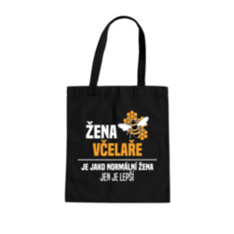Žena včelaře je jako normální žena, jen je lepší  - taška s potiskem