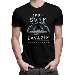 Jsem svým vlastním závažím - pánská trička  s potiskem