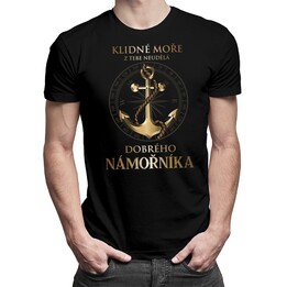 Klidné moře - pánská trička  s potiskem
