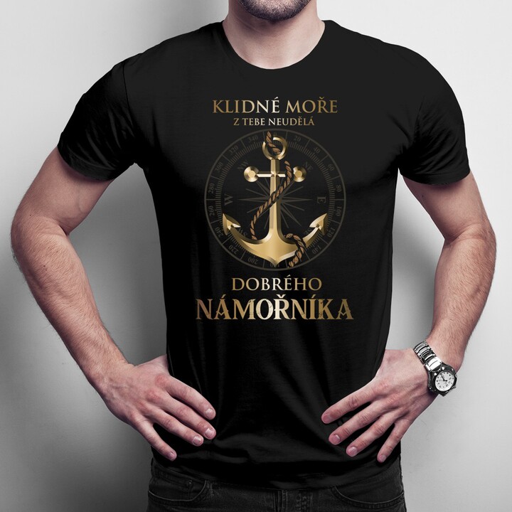 Klidné moře - pánská trička  s potiskem