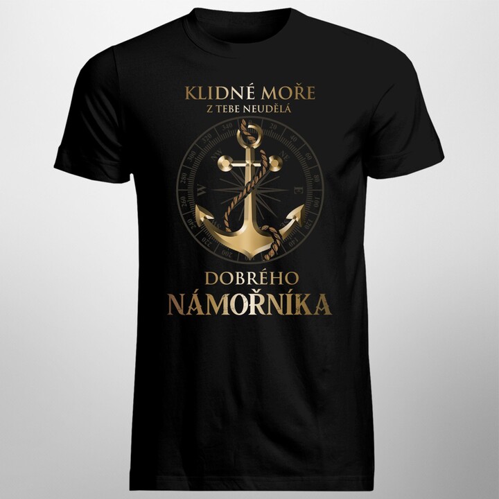 Klidné moře - pánská trička  s potiskem