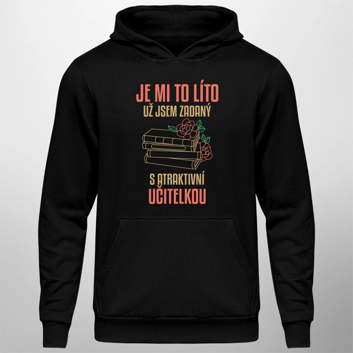 Je mi to líto - už jsem zadaný s atraktivní učitelkou V3 - pánská mikina s potiskem