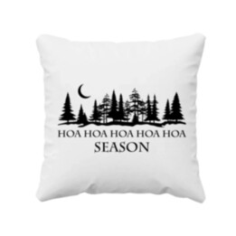 Hoa hoa hoa hoa hoa season - polštář s potiskem
