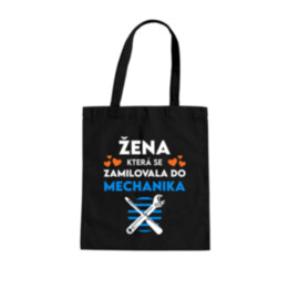 Žena, která se zamilovala do mechanika - taška s potiskem