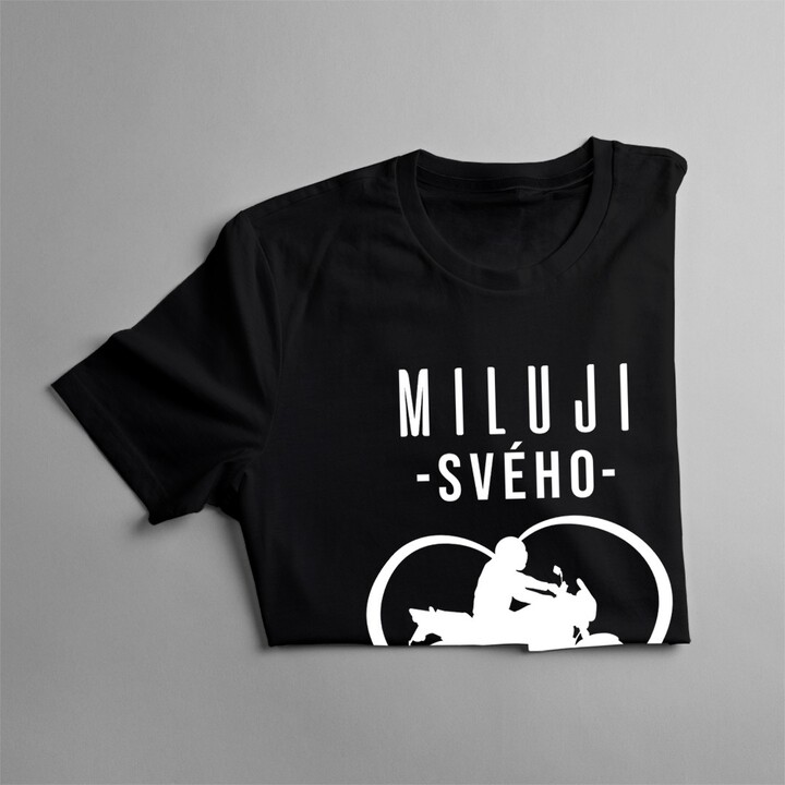 Miluji svého motorkáře  - dámská trička s potiskem