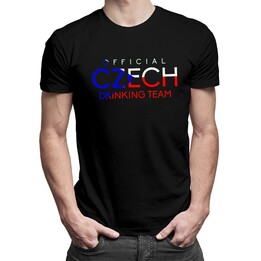 Official czech drinking team - pánské tričko s potiskem