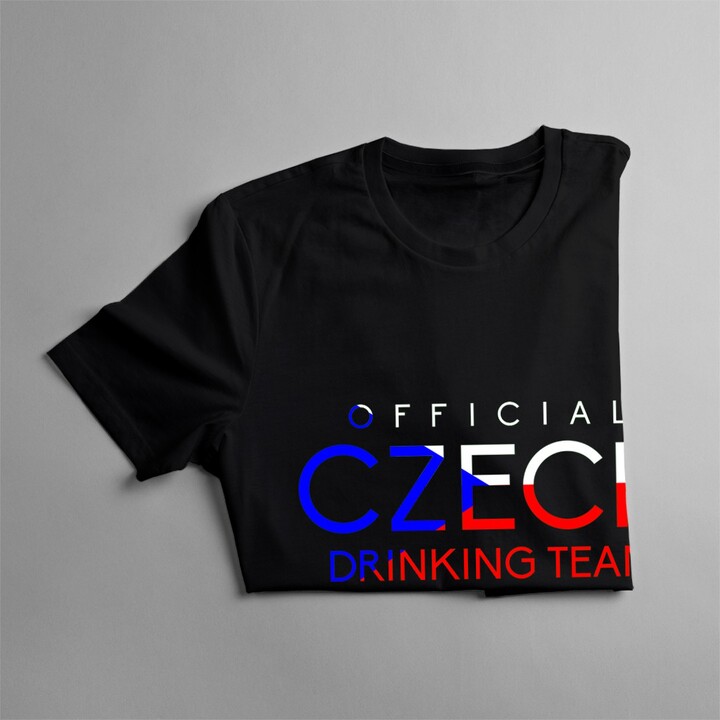 Official czech drinking team - pánské tričko s potiskem