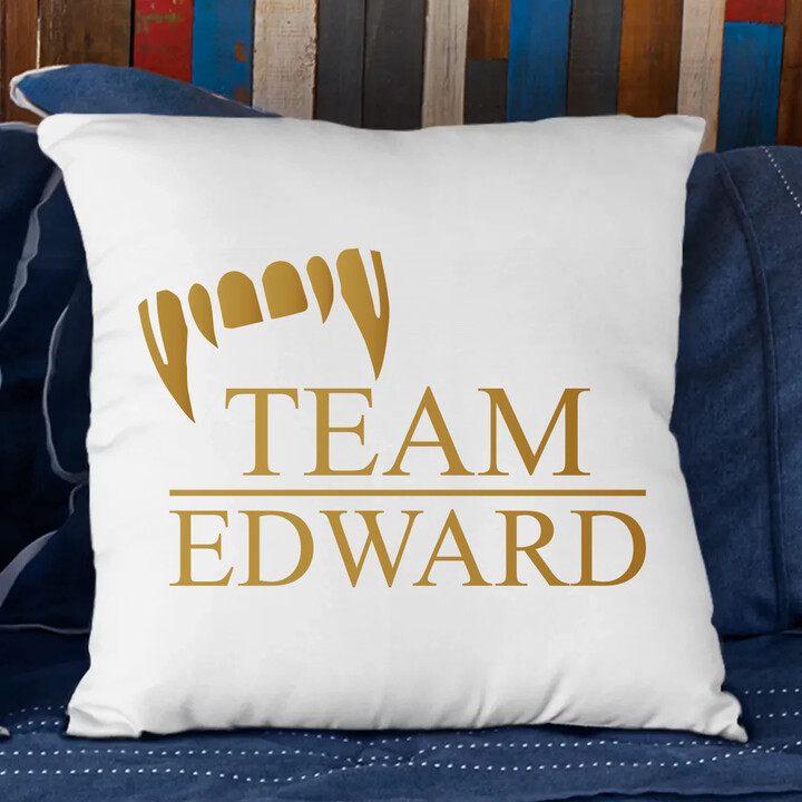 Team Edward - polštář s potiskem