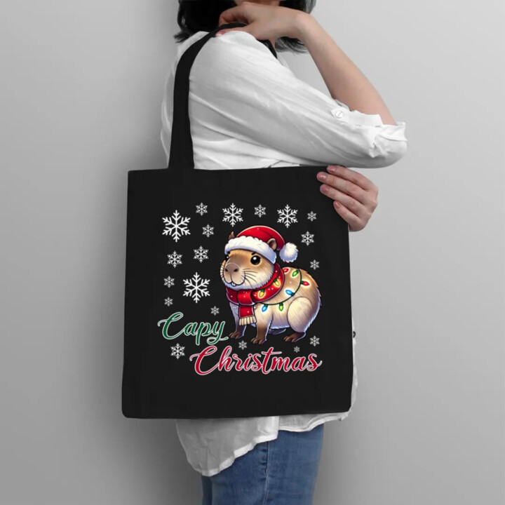 Capy Christmas - taška s potiskem