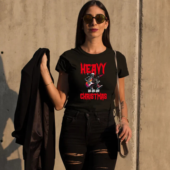 Heavy Christmas  - dámské tričko s potiskem