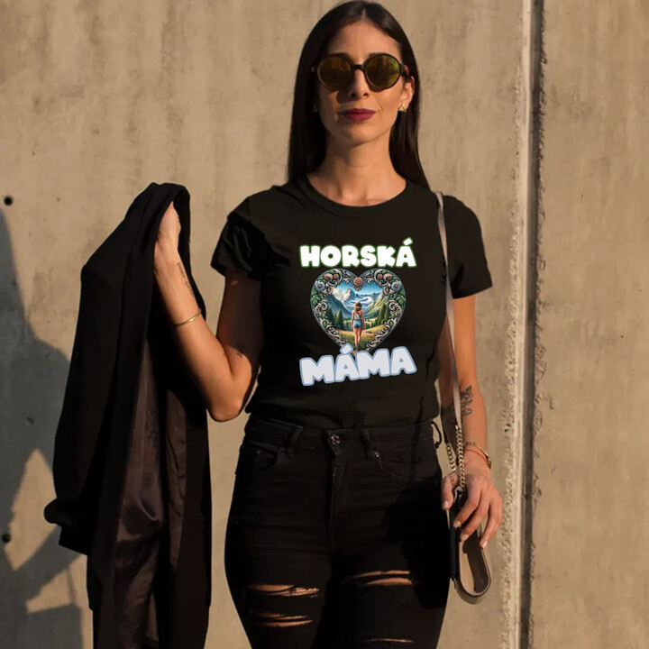 Horská máma  - dámské tričko s potiskem