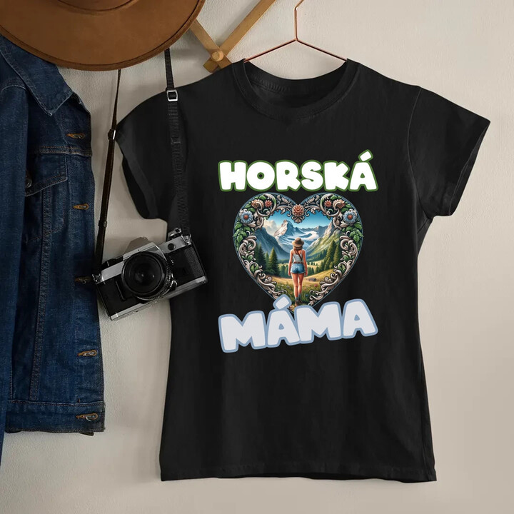 Horská máma  - dámské tričko s potiskem