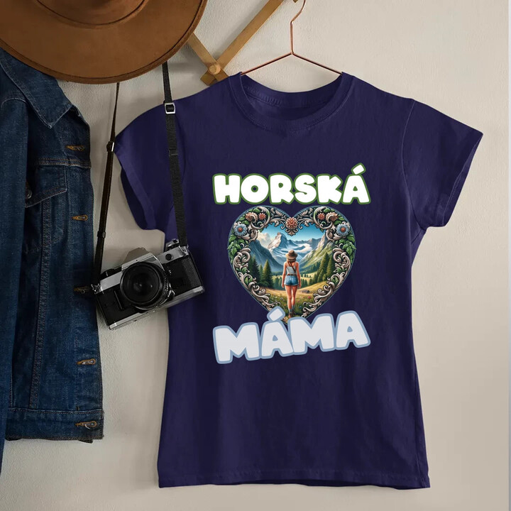 Horská máma  - dámské tričko s potiskem
