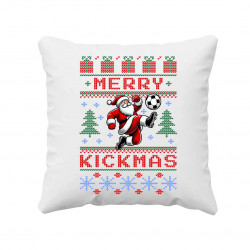 Merry Kickmas - polštář s potiskem