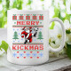 Merry Kickmas - hrnek s potiskem