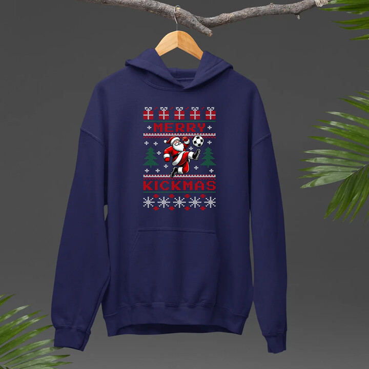Merry Kickmas - pánská mikina s potiskem