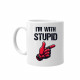 I'm with stupid - hrnek s potiskem