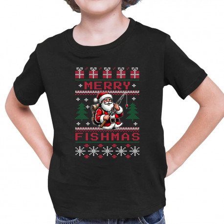 Merry Fishmas - dětské tričko s potiskem