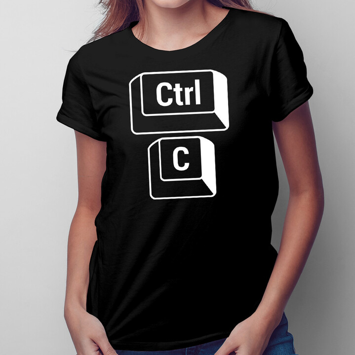 CTRL+C - máma - dámské tričko s potiskem