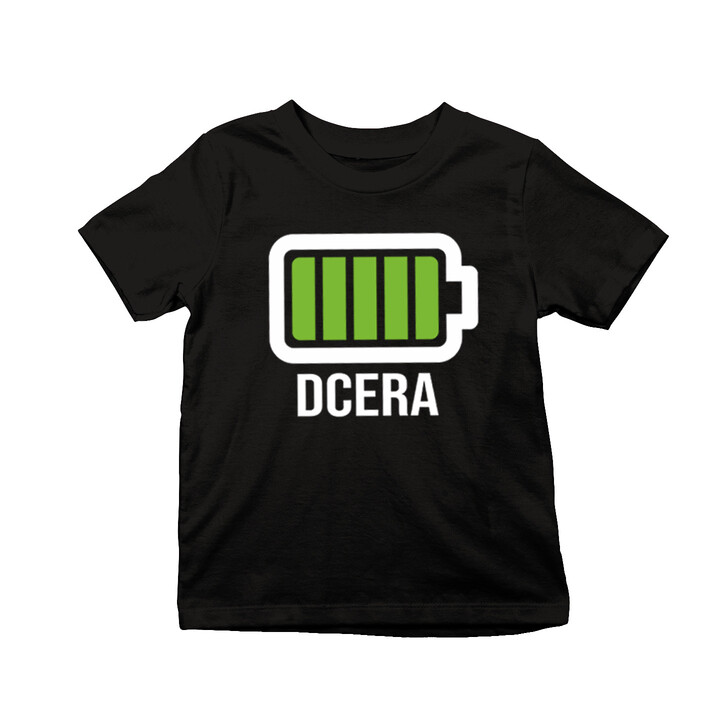 Baterie - dcera - dětské tričko s potiskem
