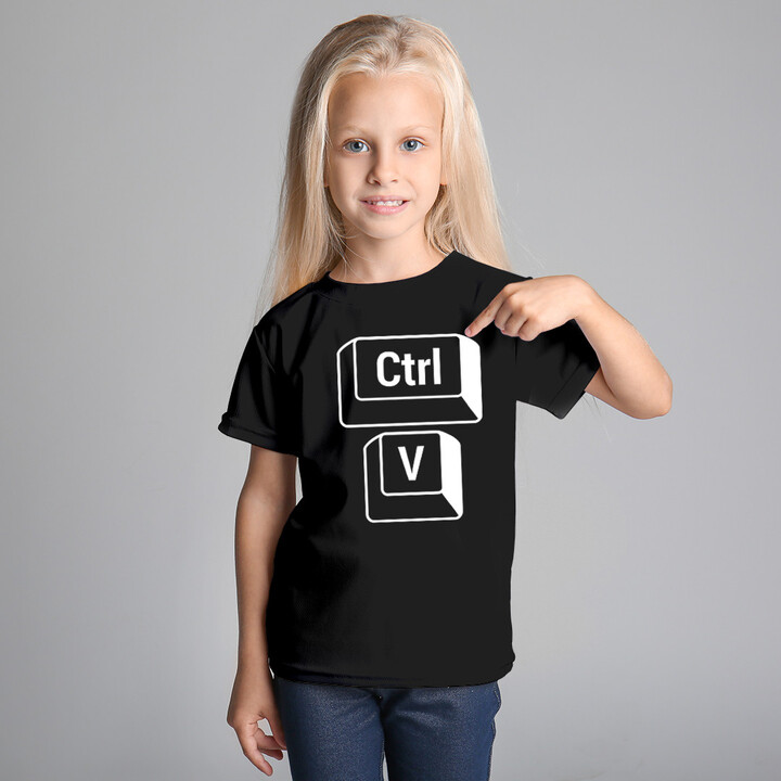 CTRL+V - dcera  - dětské tričko s potiskem