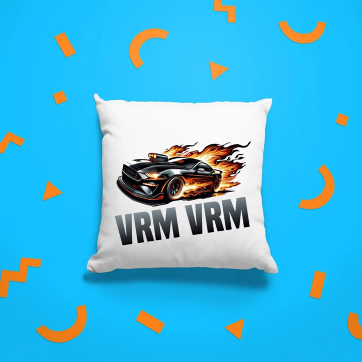 vrm, vrm - polštář s potiskem
