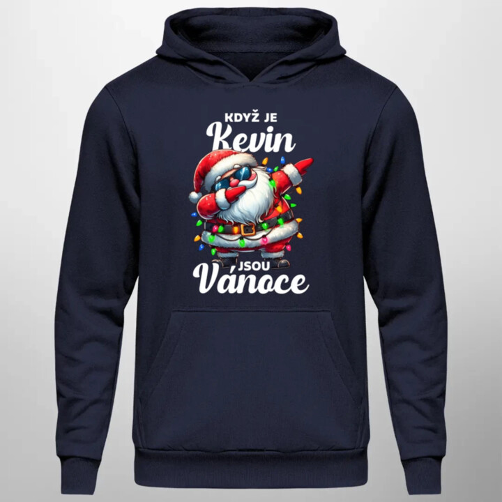 Když je Kevin, jsou Vánoce - pánská mikina s potiskem