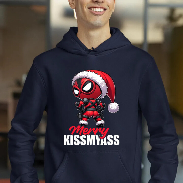 Merry Kissmyass - pánská mikina s potiskem