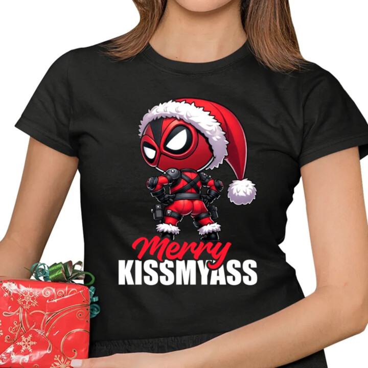 Merry Kissmyass  - dámské tričko s potiskem