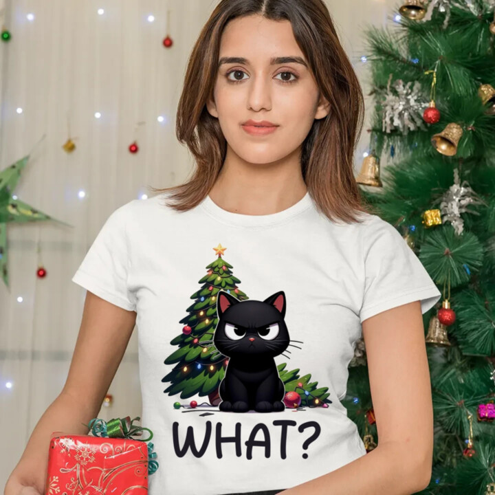 What?  - dámské tričko s potiskem