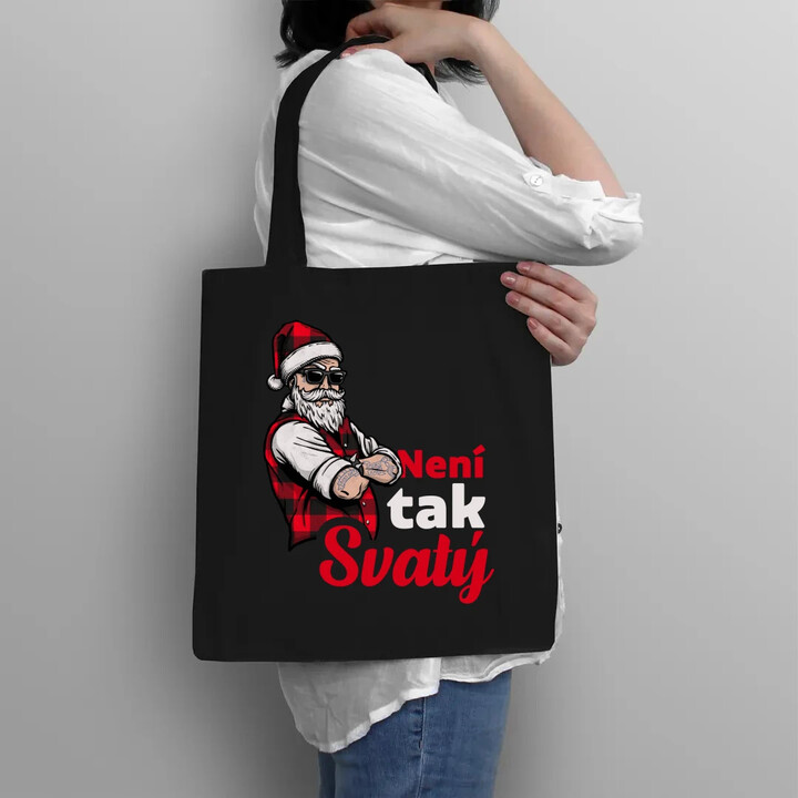 Není tak svatý - taška s potiskem
