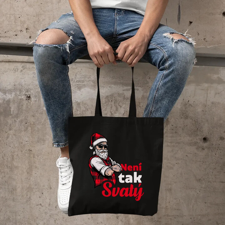 Není tak svatý - taška s potiskem