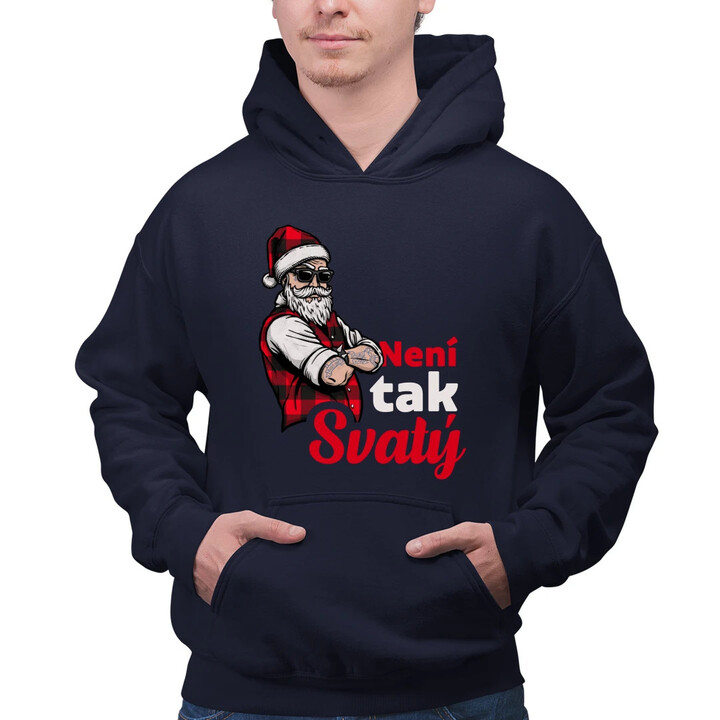 Není tak svatý - pánská mikina s potiskem
