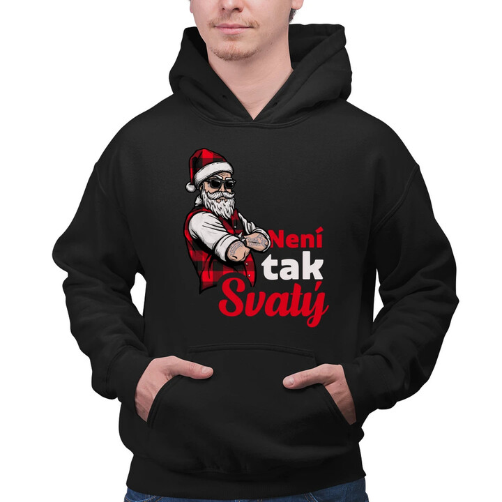 Není tak svatý - pánská mikina s potiskem