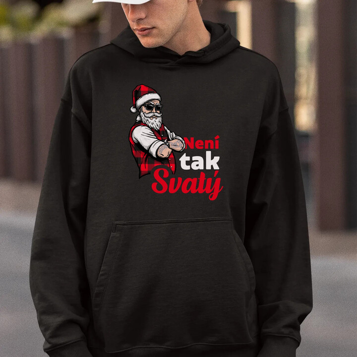 Není tak svatý - pánská mikina s potiskem