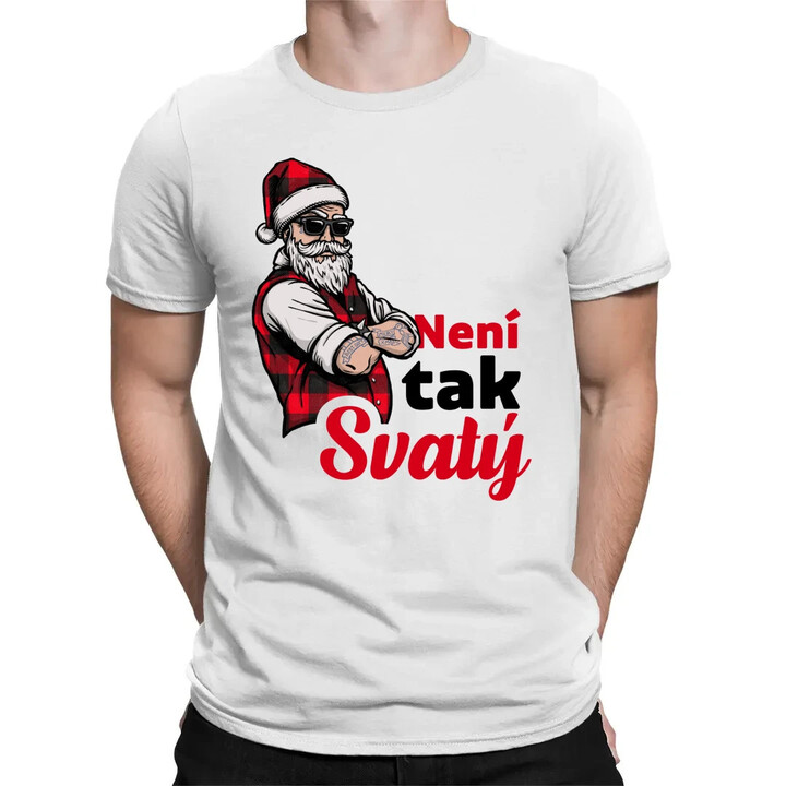 Není tak svatý - pánské tričko s potiskem