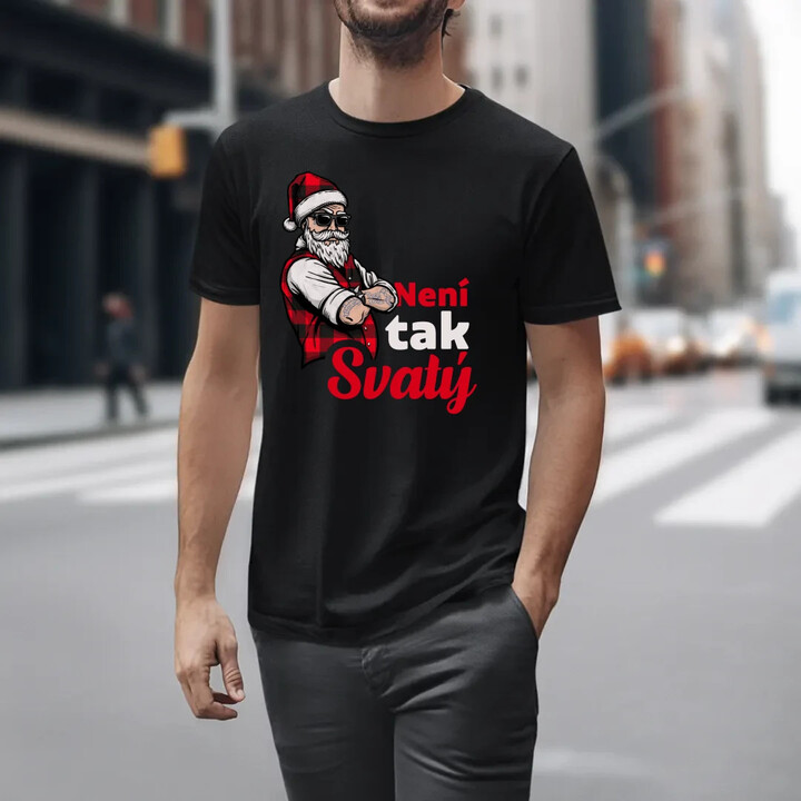 Není tak svatý - pánské tričko s potiskem