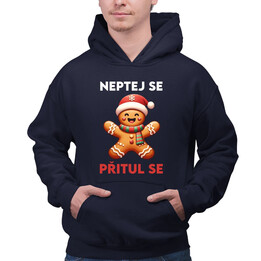 Neptej se, přitul se  - pánská mikina s potiskem