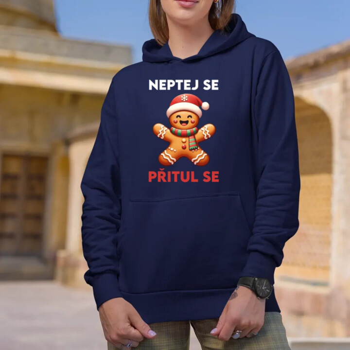 Neptej se, přitul se  - dámská mikina s potiskem