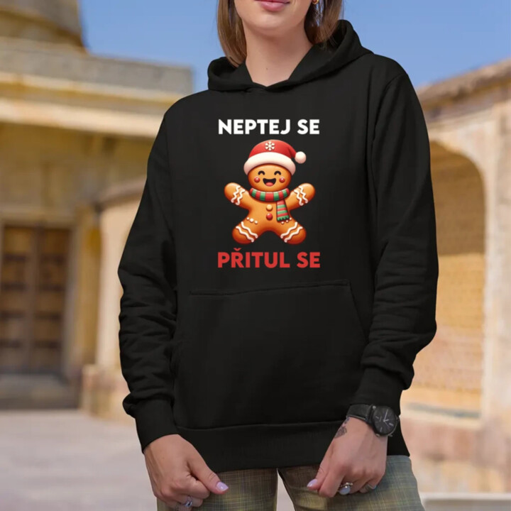 Neptej se, přitul se  - dámská mikina s potiskem