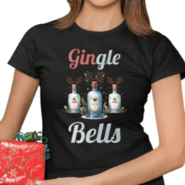 Gin-gle bells  - dámské tričko s potiskem