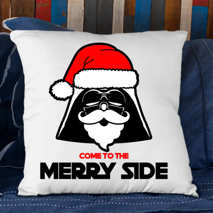 Come to the merry side - polštář s potiskem