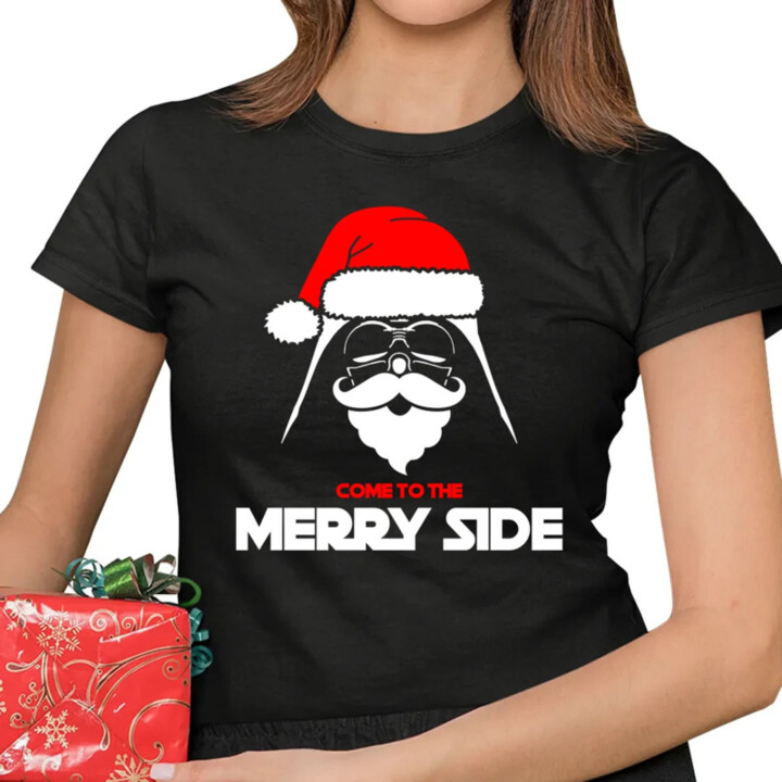 Come to the merry side  - dámské tričko s potiskem