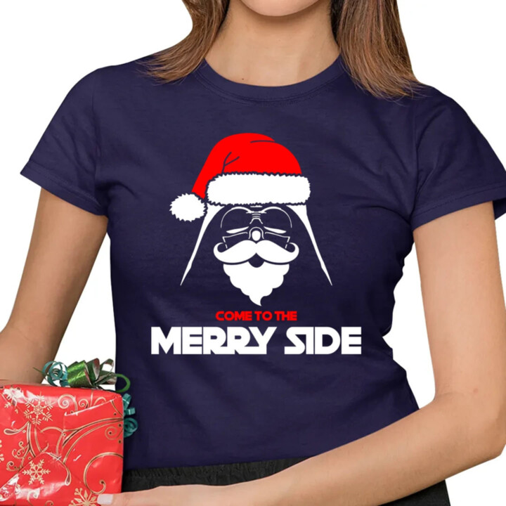 Come to the merry side  - dámské tričko s potiskem